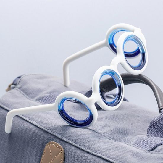 Anti-Motion Sickness Glasses Carsickness Airsickness Seasickness Nausea Relief Glasses Ultra-Light Travel Kids Adults No Lens Liquid Glasses