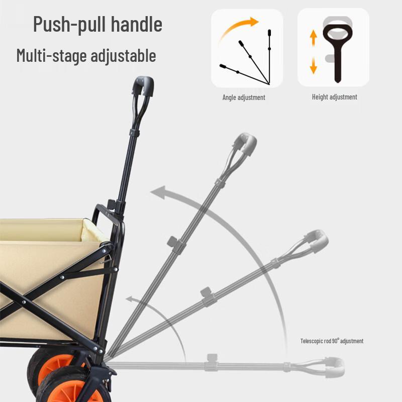 Outdoor Foldable Camping Trolley