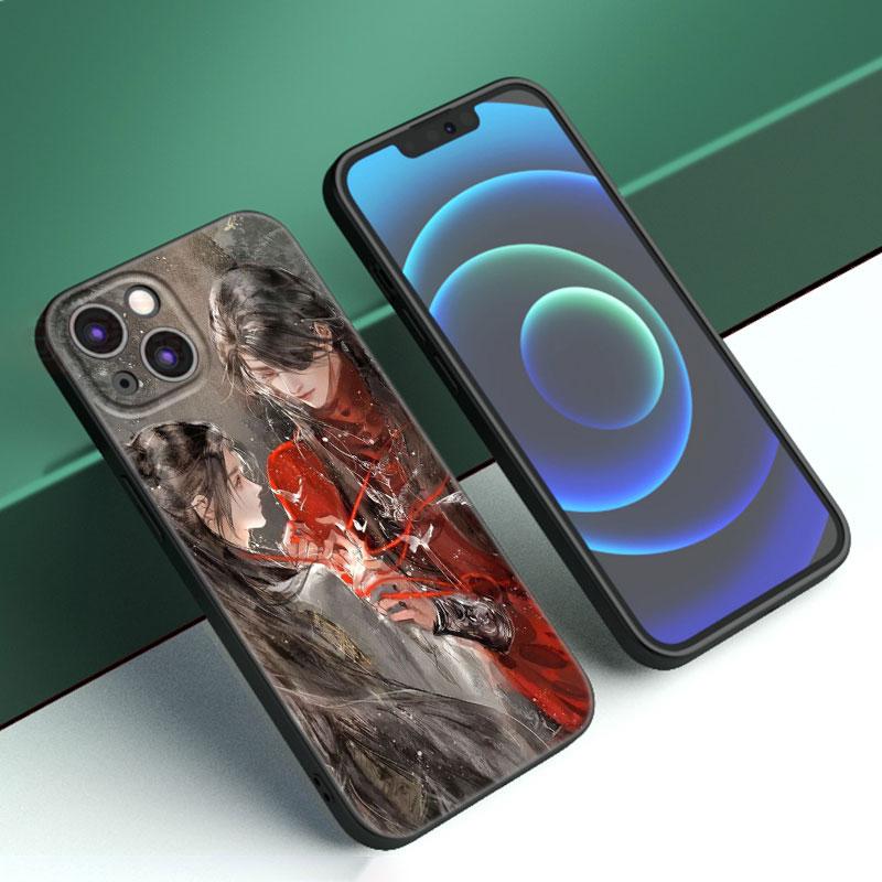 Чехол Heaven Official's Blessing для телефона Apple iPhone 12 13 Mini 11 14 15 Pro Max 7 8 Plus X XR XS SE 2020 2022, черный чехол