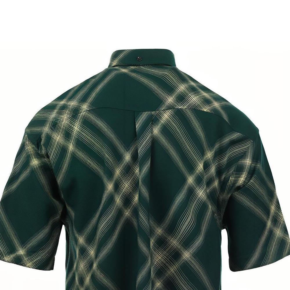 Burberry Checked Logo Embroidered Shirt 8082505