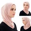 Woman Pray Inner Turban Cap Wedding Church Hijab Lightweight Hijab Hot Weather Muslims Pray Anti Uv Islamic Headscarf