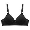 Spring and Summer Style Thin Two-breasted Bra for Middle-aged and Elderly People with Small Breasts and No Rims for Mothers