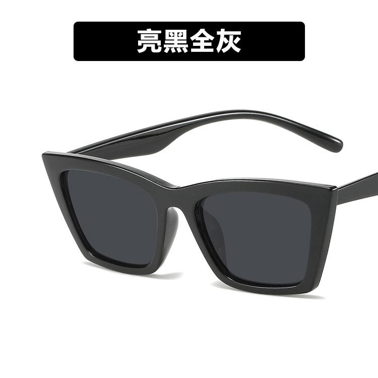 Солнцезащитные очки «кошачий глаз» в белой оправе, модные женские, вогнутой формы, с защитой от ультрафиолета, с сильным светом, усовершенствованные солнцезащитные очки с круглым лицом