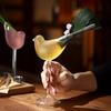 1pc Bird Shaped Cocktail Glass Clear Wine Glass Creative Champagne Glasses Drinking Cups For Bar Pub Club Restaurant Home Use