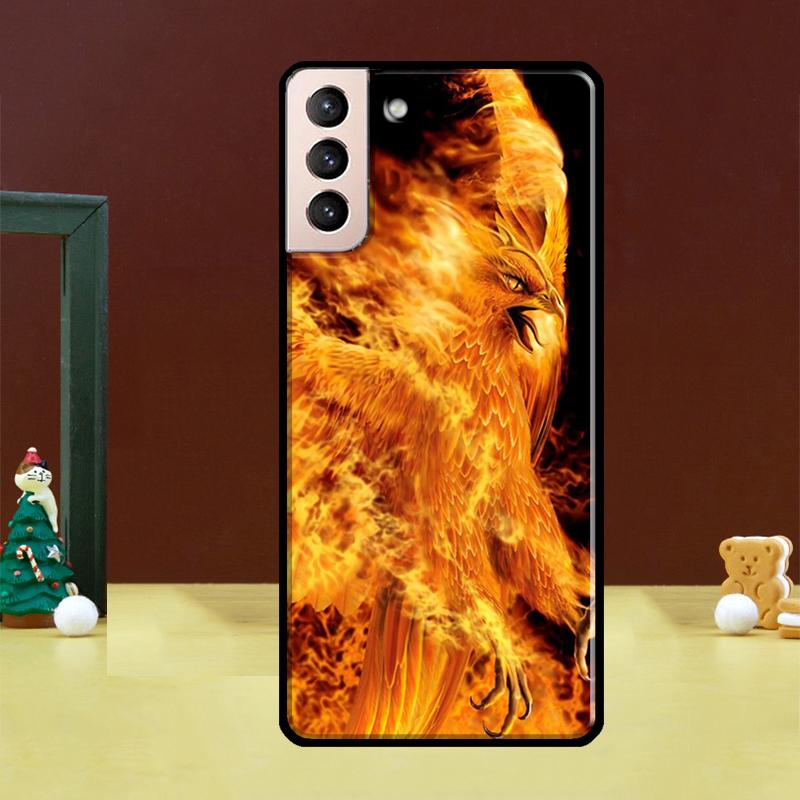 Чехол Феникс для Samsung Galaxy S23 S22 Ultra S21 Ultra S21 FE S9 S10 Note 10 Plus S20 FE Задняя крышка