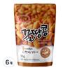 Mugerbone Honey Peanuts, 70g, 6 Pieces, Korean Nuts