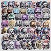 50 Skull Series Graffiti Stickers DIY Stationery Stickers Water Cup Suitcase Waterproof Decorative Stickers
