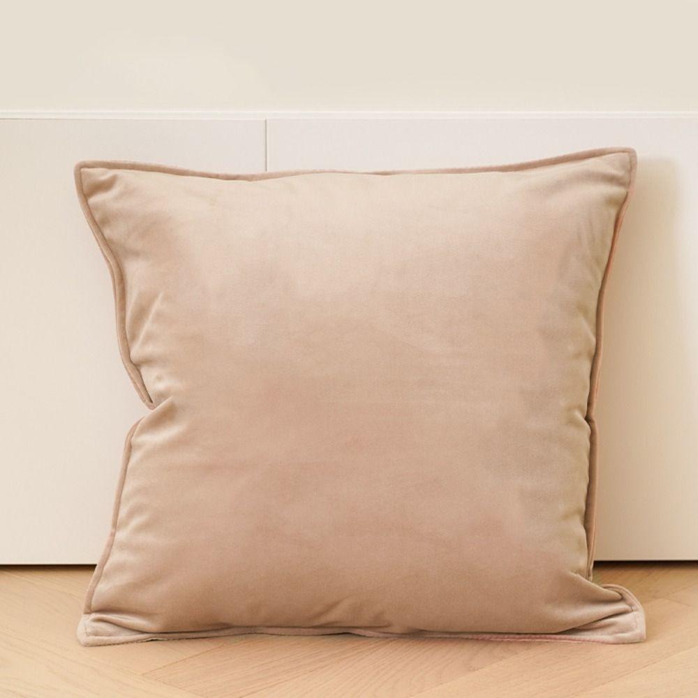 Nordic Style Cushion Cover Solid Color Sofa Pillowcase Velvet Throw Pillow Cover Living Room