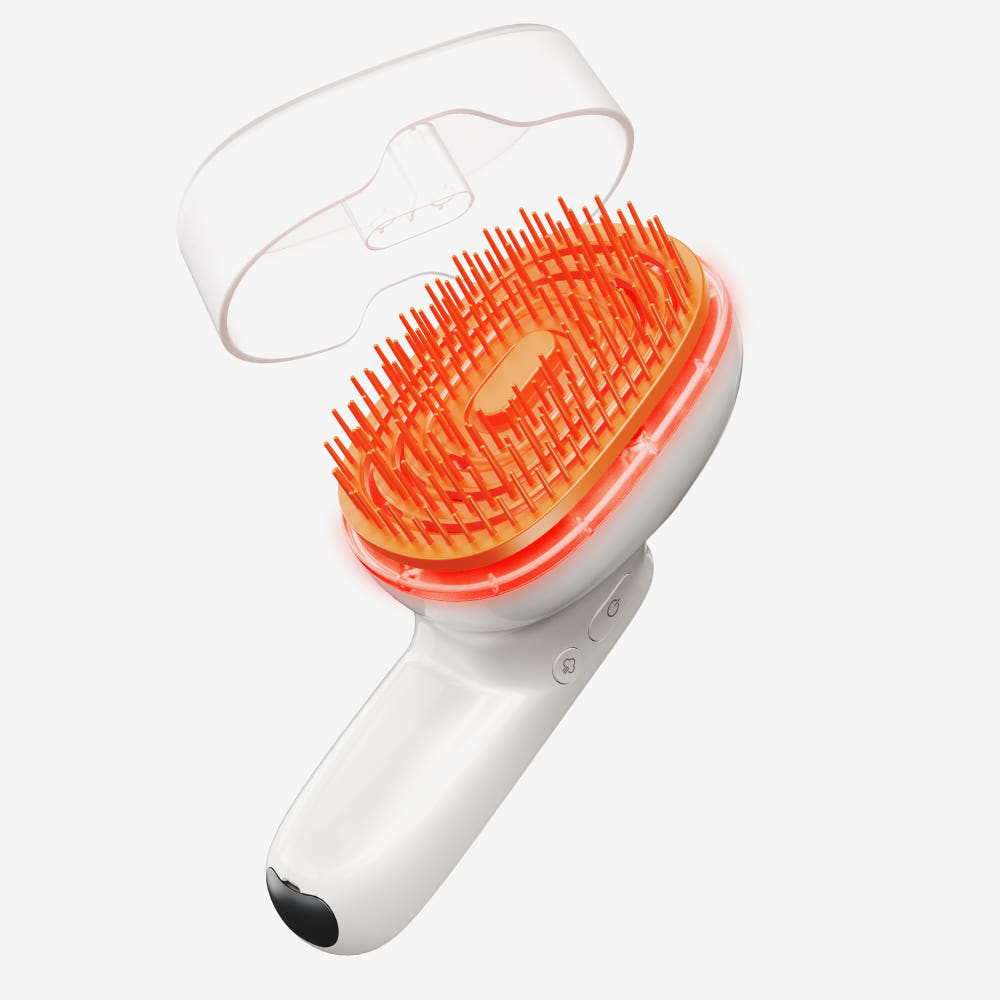 lilyeve Устройство для роста волос Turn Brush с функцией парового бустера, массажа кожи головы и паровой терапией