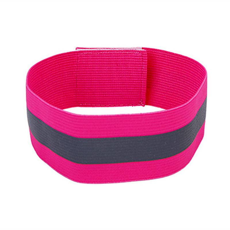 1Pc Cycling Reflective Strips Elastic Bandage Warning Armband Reflective Wristband Sport Tape Sports Safety Cycling Arm Belt