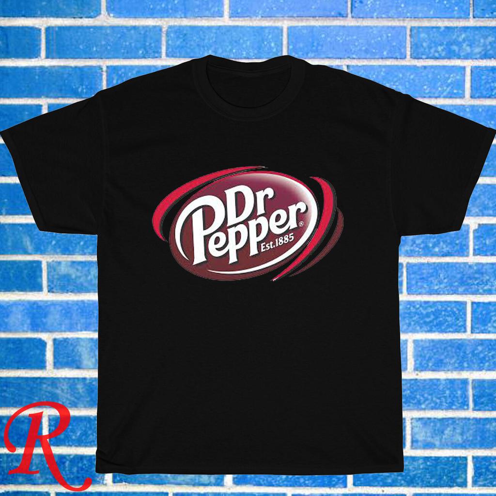 Новая футболка Dr Pepper с логотипом Черный/Серый/Темно-синий/Белый Размеры S-5XL Унисекс