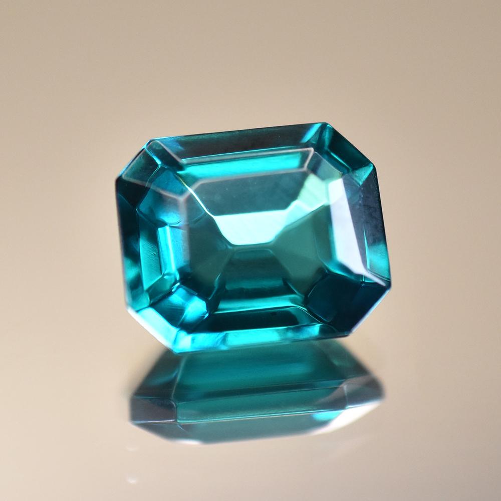 7 Ct Emerald Cut RARE Green Garnet NATURAL   Loose Gemstone For Birthday