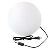 Bon Furniture Interior Lighting, LED Compatible, Indirect Lighting, Round Floor Lamp, Stylish, 25cm, White