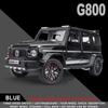 Новое Звездное Небо Топ 1:24 Mercedes-Benz Brabus G800 Высокоточная имитация литой металлической модели автомобиля со звуком и светом инерционная коллекционная игрушка в подарок мальчику