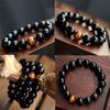 Men's Women's Jewelry Agate Tiger Eye Beads Bangle Bracelet New Arrival