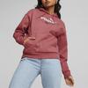 Puma American Letter Loose Casual Hoodie Женские толстовки с капюшоном Red-Brown 681520-21