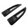Пара накладок на боковые воздухозаборники капота, АБС-пластик, отделка под углеволокно, матовый черный для Jeep Wrangler JK JKU Unlimited Rubicon 2007-20