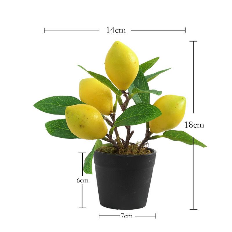 1 шт., искусственное дерево, фруктовое растение, бонсай для дома, декор свадебной комнаты, цветы, искусственные фрукты, горшечные растения