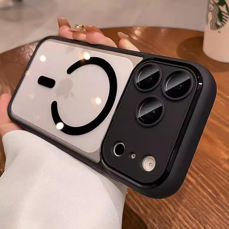 Премиальный прозрачный магнитный чехол для iPhone 16/15 Pro Max - Защита от падений, Стильный дизайн