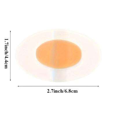 Гелевые протекторы для пяток 20 шт. - Удобные противоскользящие подкладки для пяток - Свободная ходьба, многоразовые и моющиеся
