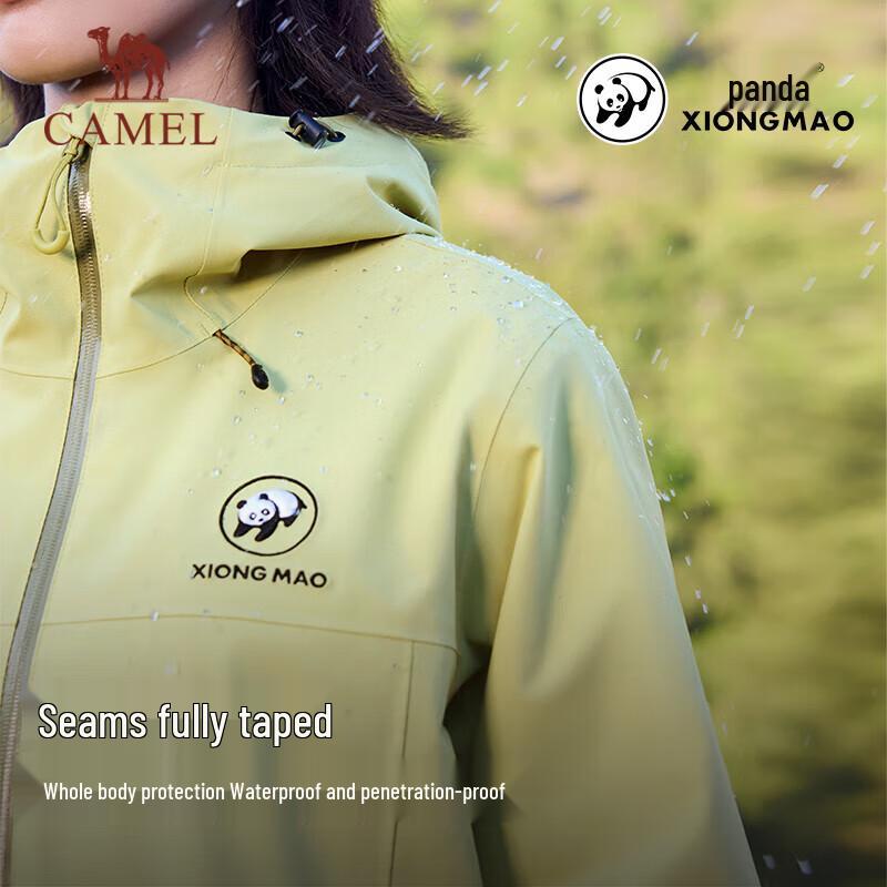 Camel Unisex Outdoor 3-Proof Windbreaker Jacket