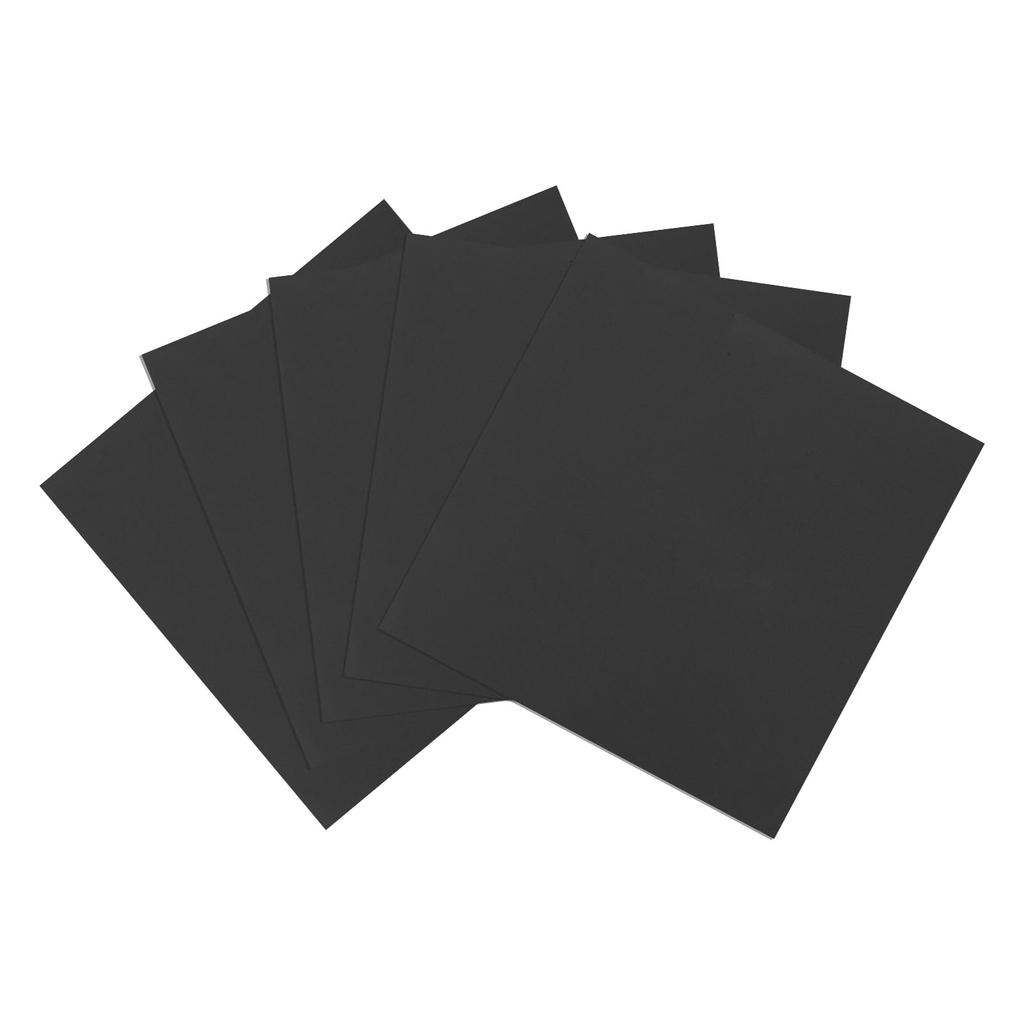 uxcell Craft Foam Sheet 10mm EVA Craft Foam Paper Craft Project DIY Cosplay Modeling Foam Sheet Black 5 Sheets 10x10"