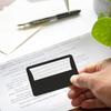 LED 3X Small Prints Book Maps Magnifier Sheet Loupe Lens Magnifying Glass Reading Magnifiers