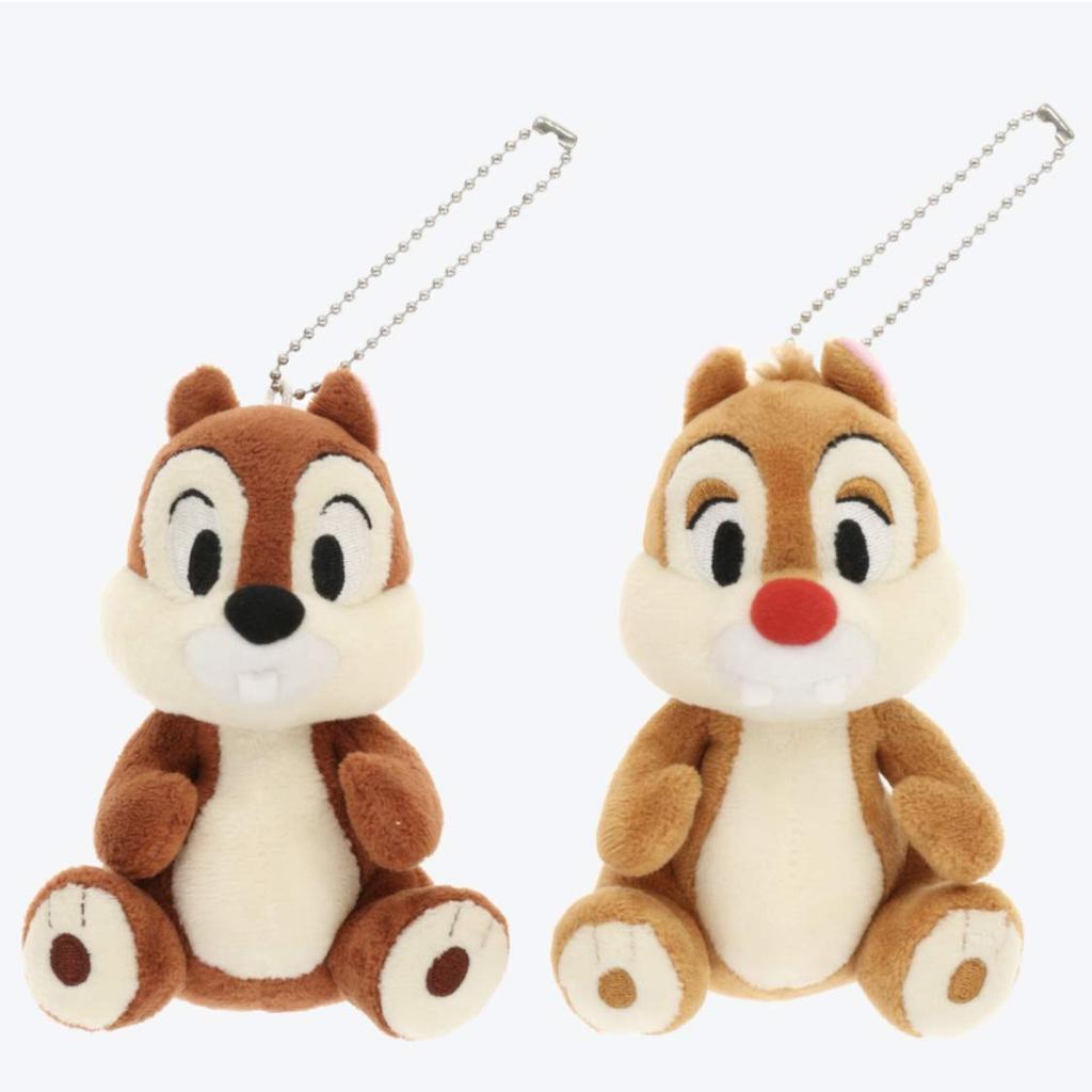 Значок с изображением Чипа и Дейла, плюшевый значок Disney, ремешок для значка с цепочкой (Эксклюзивный сувенир Disney Resort)