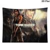 Tomb Raider Wall Tapestry Aesthetic Wall Hanging Printed Fabric Blanket Decorative Tapestries for Bedroom Living Room Home Decor