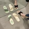 Cool Slippers Women's New Summer Fashion Versatile Flat Bottom One Word Outside the Beach with Skirt