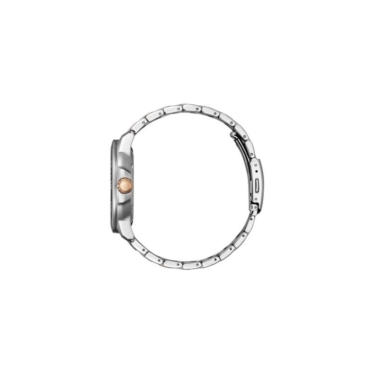 Citizen Коллекция Eco-Drive Часы с кварцевым механизмом на солнечных батареях Браслет из нержавеющей стали AW1524-84E