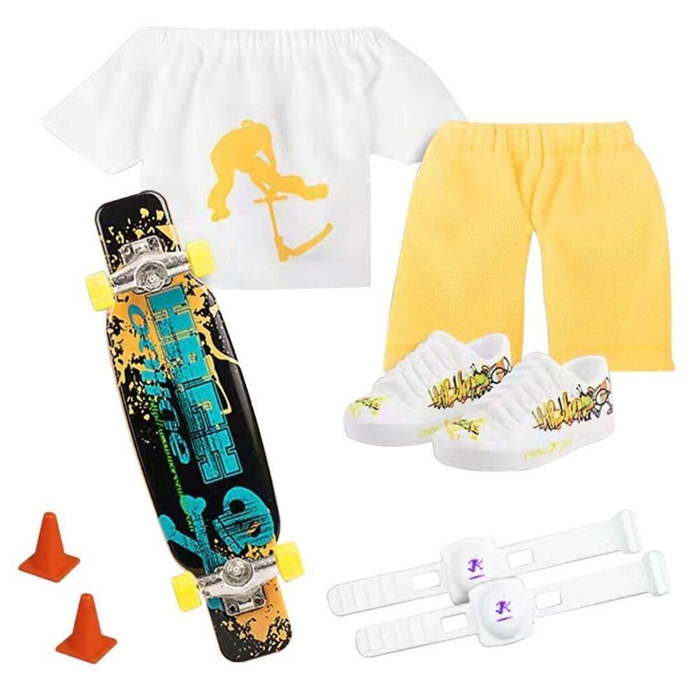 Shoes Finger Clothing Clothes Kit With Pants & Shoes Small Finger Skateboard Finger Scooter Set