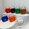 Bag Fashion Handbag Foreign Style Candy Color Niche Versatile Shoulder Bag Textured Messenger Bag