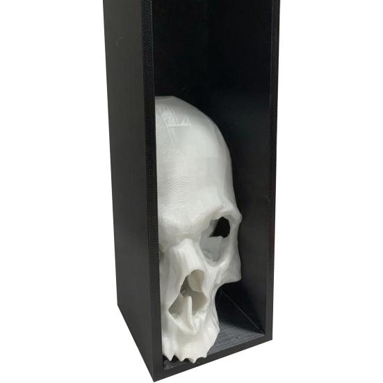 Halloween Skull Bookend Bookshelves Decoration Spooky Gothic Skull Figurine Home Office Desktop