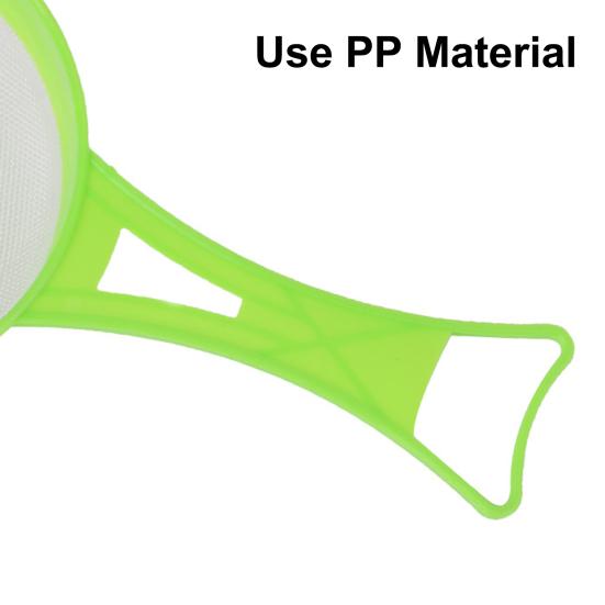 4 шт. Мучное сито с длинной ручкой, безопасный пластик, многофункциональное, для пищевых продуктов, муки, чая, кухонное