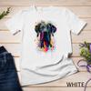 Colorful Splash Art Great Dane Portrait Puppy Owner Unisex T-shirt
