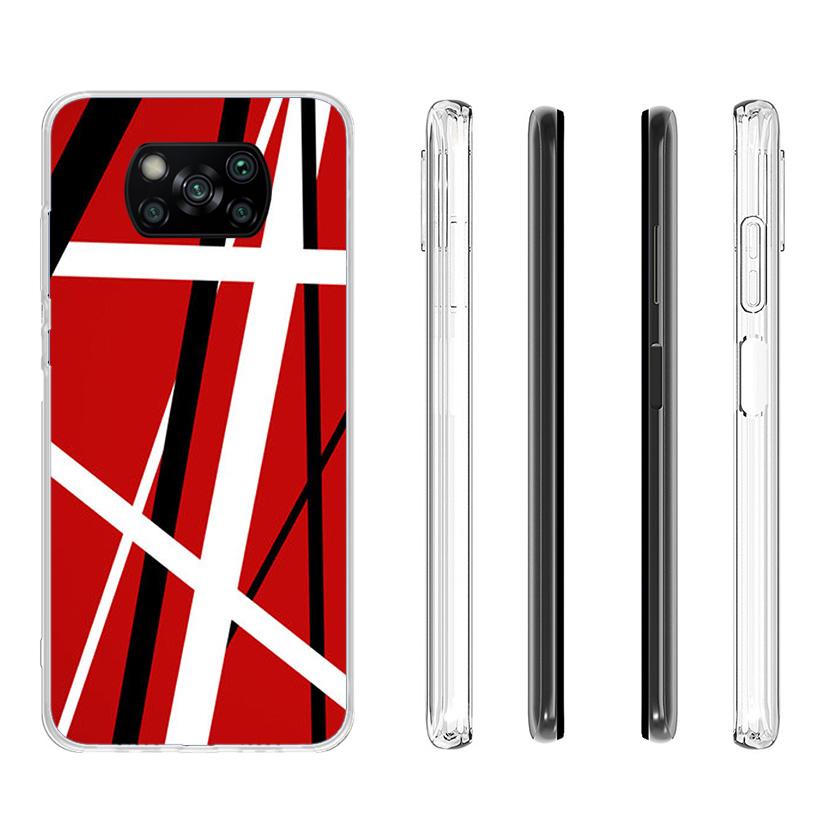 Eddie Van Halen Graphic Guitar Phone Case For Xiaomi Poco X7 X6 X5 Pro F7 Ultra Redmi 15C 15 13C 13 12C 12 10 10A 10C 9 9A 9C 9T