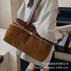 Large Capacity Casual Temperament Commuter Tote Bag 2025 Trendy Women's Korean Version Ins Shoulder Bag Fashion Trendy High Sense