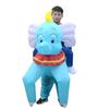 Надувной костюм для взрослых Синий Дамбо Косплей Костюм Представление Мультяшная Вечеринка Кукольный Костюм Одежда Специального Назначения Реквизит для Роли