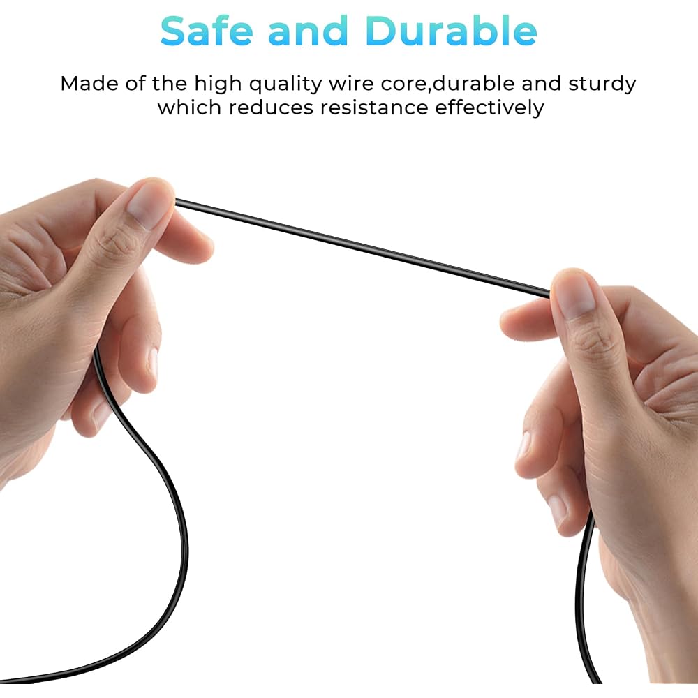 Amzpas 1.8M Charging Cable USB 2.0 Type A to Mini B Cable for PS3 Controller Charger, Mini USB Da...