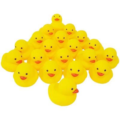 Baby Plus Детская пищащая мини-утка для ванны 20 шт., корейские игрушки для ванны