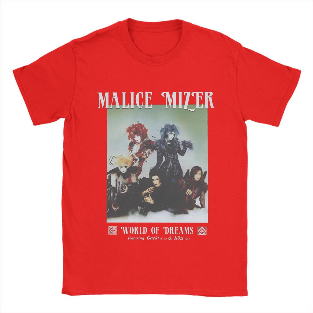 Malice Mizer Мужская футболка Японская рок-группа Crazy Tees Футболка с коротким рукавом и круглым вырезом 100% хлопок Идея подарка Одежда