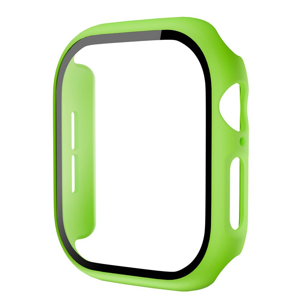 Tempered Glass+Case for Apple Watch Ultra 4 3 2 49 45 41 40 44 42 46mm PC Bumper Protector Cover for iWatch 12 11 10 SE 9 8 7 6 7