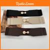 Chic Versatile Women's Elastic Waist Belt Perfect For Dresses And Coats
