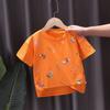 Boys' Short Sleeved Summer Clothes Baby's T-shirt Thin Design Boys' and Girls' Baby Tops for Summer
