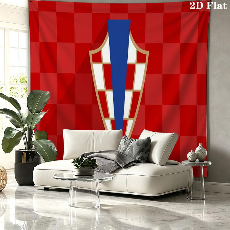 Croatia Wall tapestry, aesthetic printed fabric blanket, suitable for bedroom, living room, and home decor.
