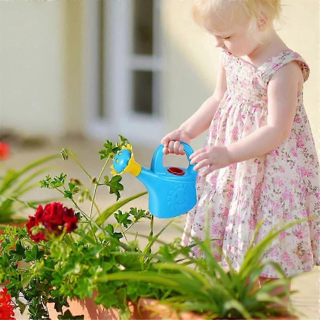 4PCS Plastic Watering Cans Chicken Watering Garden Play Watering Cans Kids Beach Bath Watering Cans Random Color