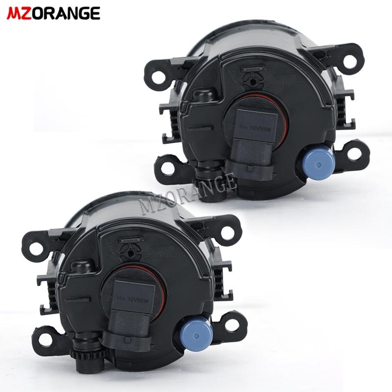 2x Fog Lights for FORD FOCUS fog Lamps for Renault DUSTER For Suzuki GRAND VITARA 2 2005-2015 glass lens car accessories parts