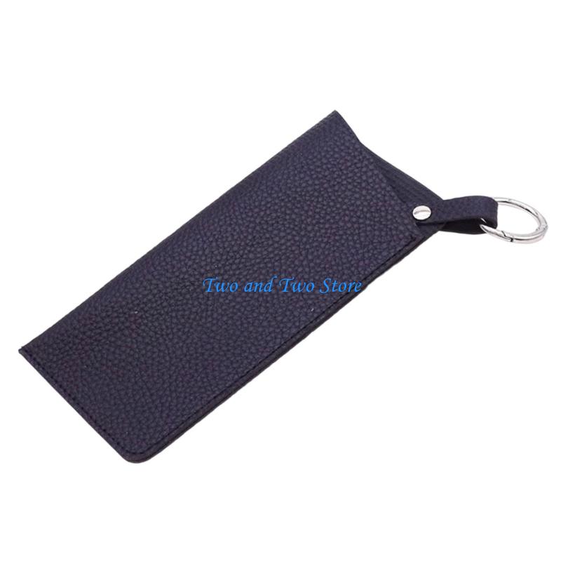 HX6F Many Purpose Eyewears Pouchs Lightweight PVC Materials Hanging Hook Protective Lining