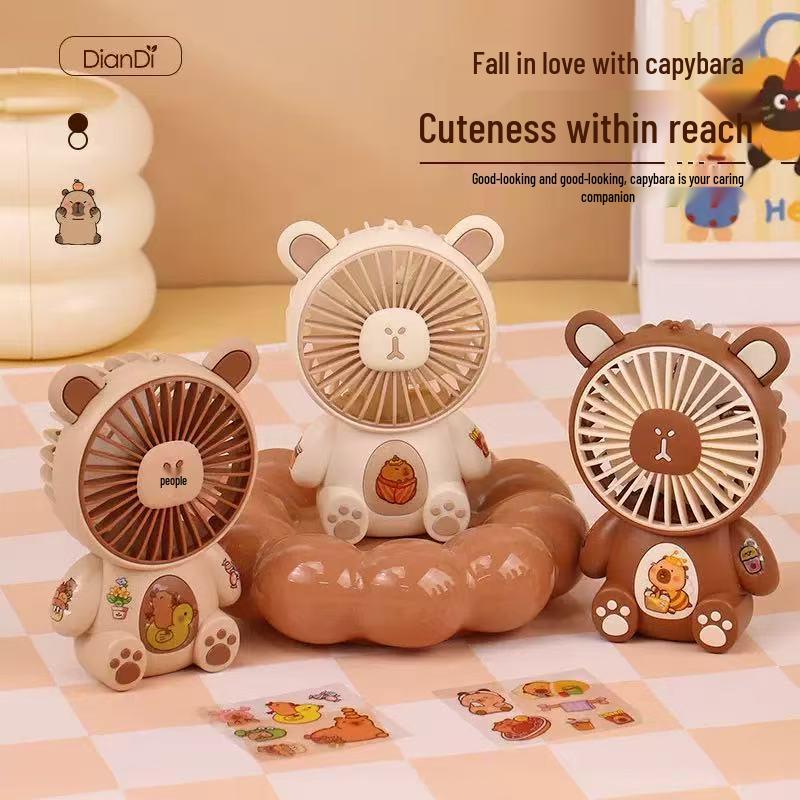 USB Rechargeable Mini Frog Fan for Desktops & Dorms